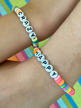 Load image into Gallery viewer, Crazy Happy Bracelet Set (Two bracelets)
